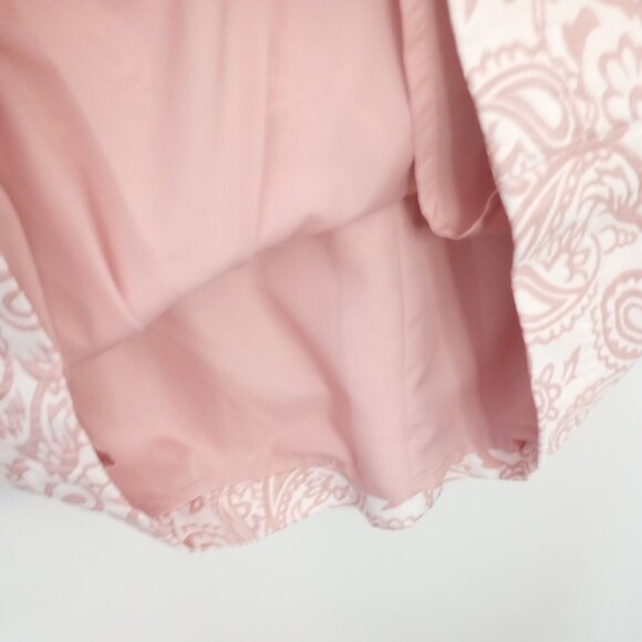 Victoria Beckham for Target Pink & Cream Paisley Jacquard Shift Dress - Picture 4 of 11